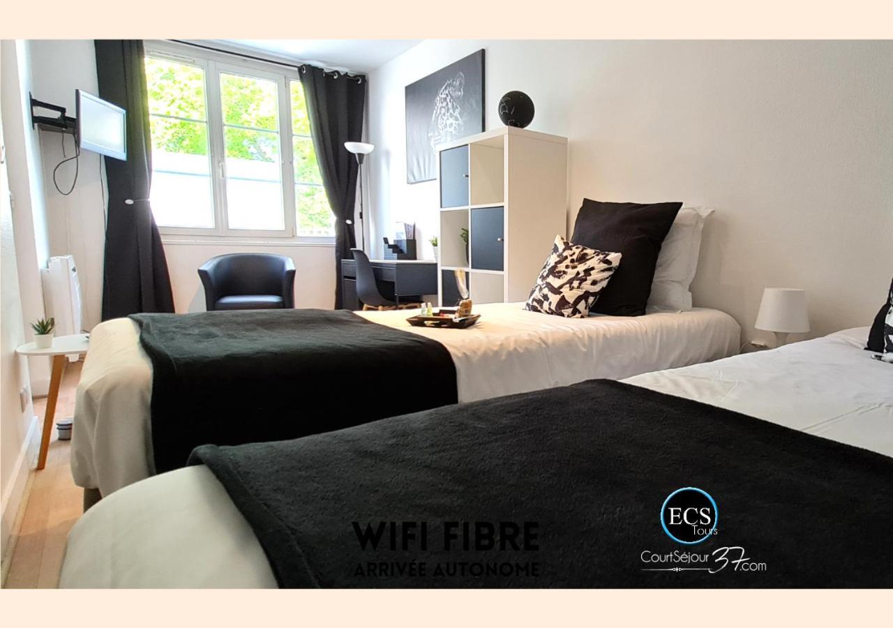 Apartamento Le Safari - Parking - HyperCentre - Hopitaux - Arrivée Autonome Tours Exterior foto